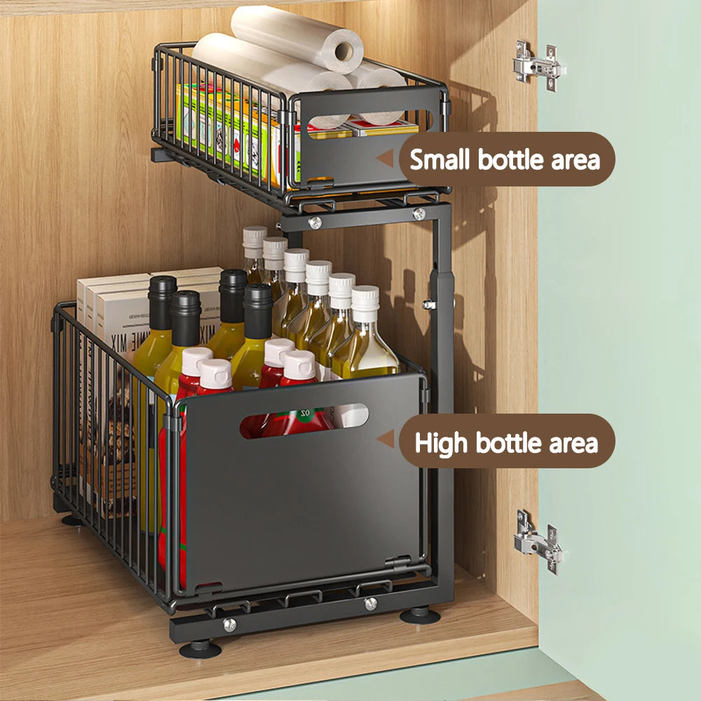Organizer Estraibile a 2 Livelli Spazoria