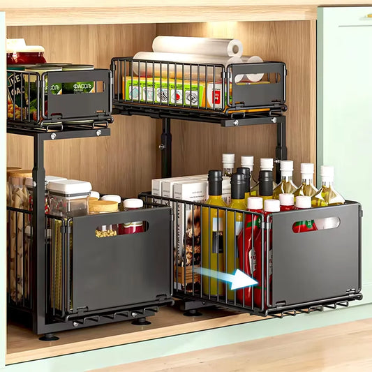 Organizer Estraibile a 2 Livelli Spazoria